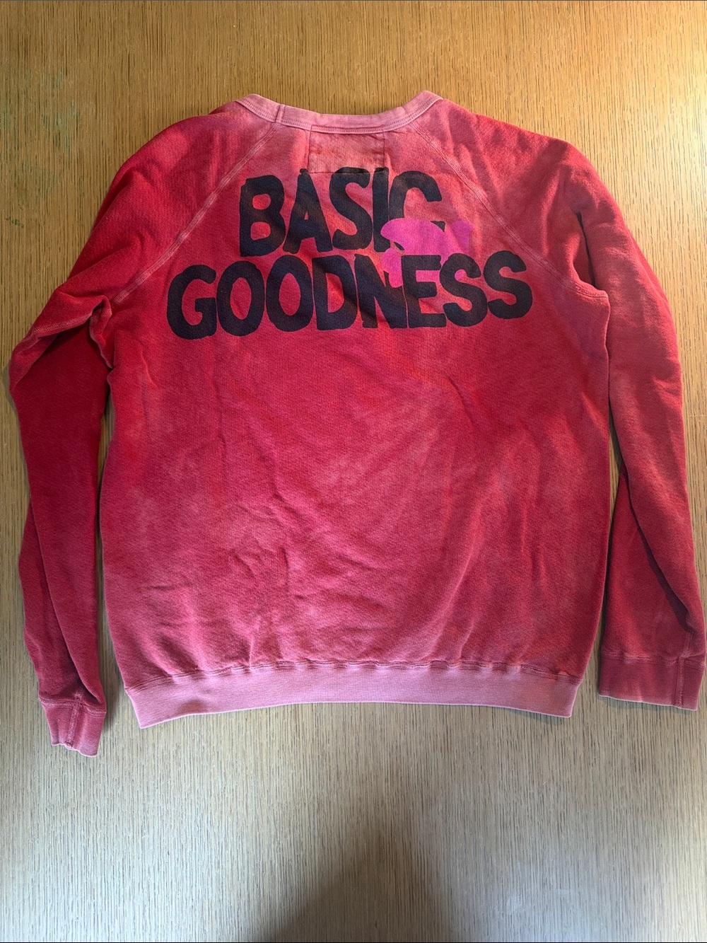 FREECITY x Peanuts Snoopy Sweatshirt – “Basic Goodness” – Pink – Size M - Picture 4 of 4
